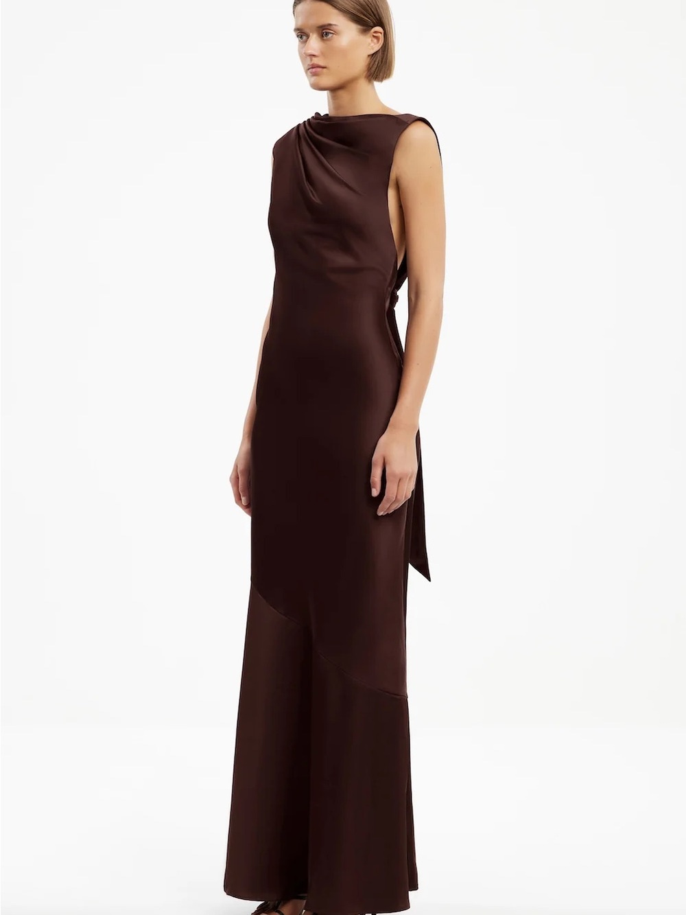 Significant Other Lana Maxi Dress Brown - Picture 3 of 4